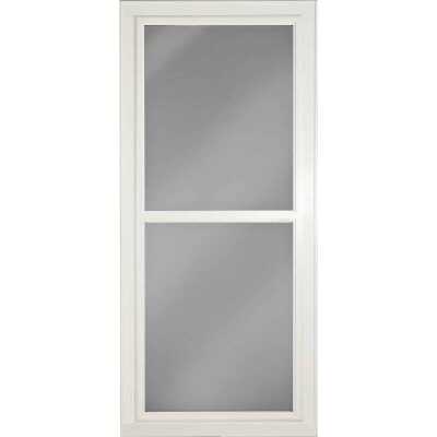 Larson Easy Vent 146 Series 36 In. W x 81 In. H x 1-7/8 In. Thick White Full View Aluminum Storm Door
