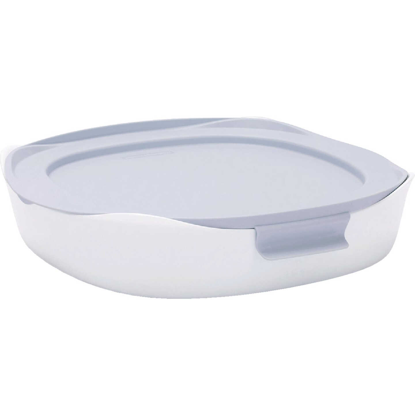 Rubbermaid DuraLite 10 In. Square Glass Baking Dish with Lid - CHC