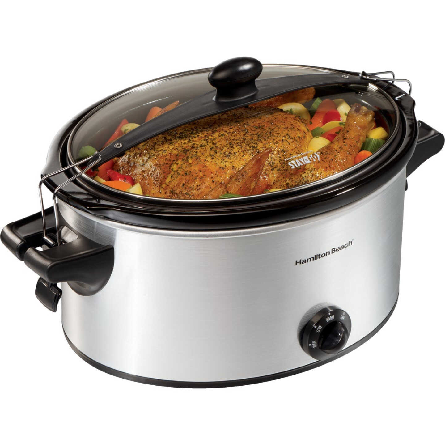 Crock-Pot 6-Quart Stainless Steel Oval Slow Cooker at
